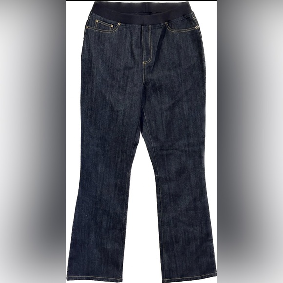 Boston Proper Denim - NWT Boston Proper dark denim flare blue jeans 14 maternity